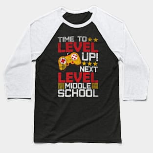 Time To Level Up  School Video  Graduation Baseball T-Shirt